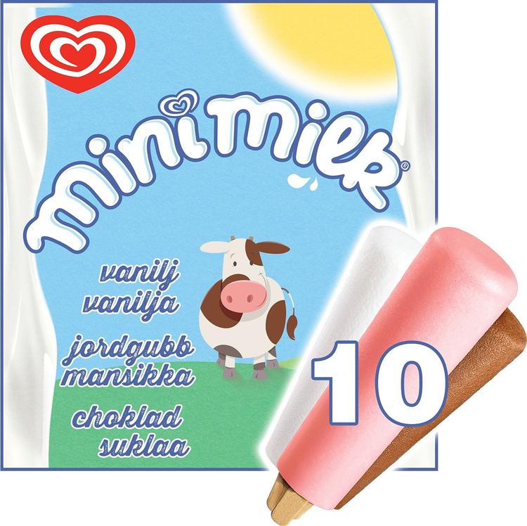 Mini Milk Jäätelö Monipakkaus 10 kpl