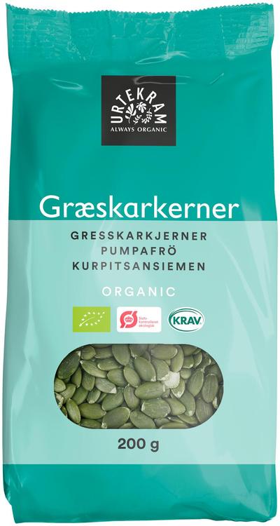 URTEKRAM Luomu Kurpitsansiemen 200g