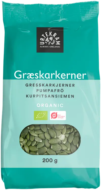 URTEKRAM Luomu Kurpitsansiemen 200g