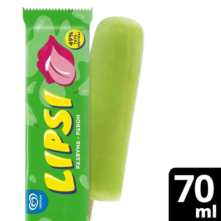 Ingman Lipsi Päärynä Jäätelö 70 ml/72 g