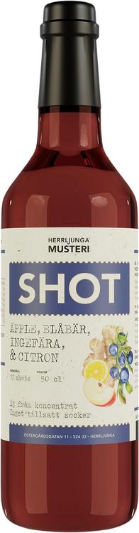 Herrljunga Shotti Omena, Mustikka, Inkivääri & Sitruuna 50cl