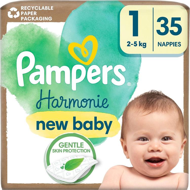 Pampers Harmonie new baby S1 2-5 kg 35 kpl vaippa