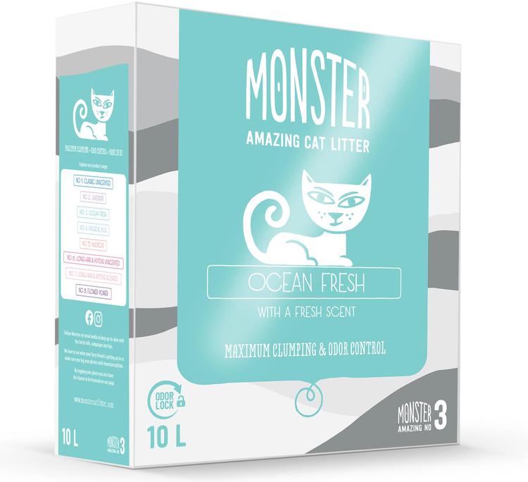 Monster kissanhiekka Ocean Fresh 10 L