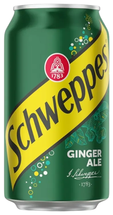 Schweppes Ginger Ale virvoitusjuoma tölkki 0,33 L