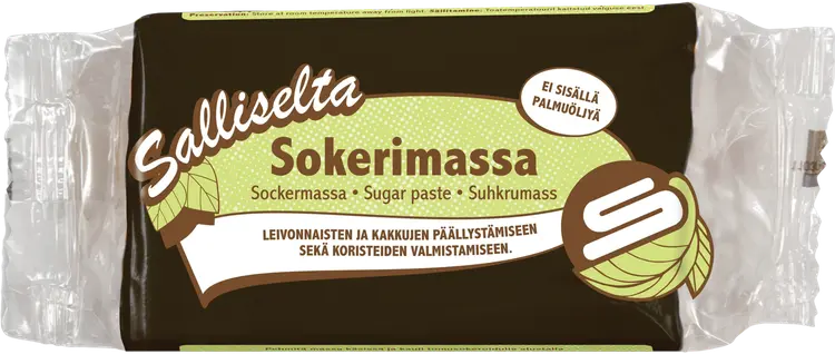 Salliselta Sokerimassa musta 250g