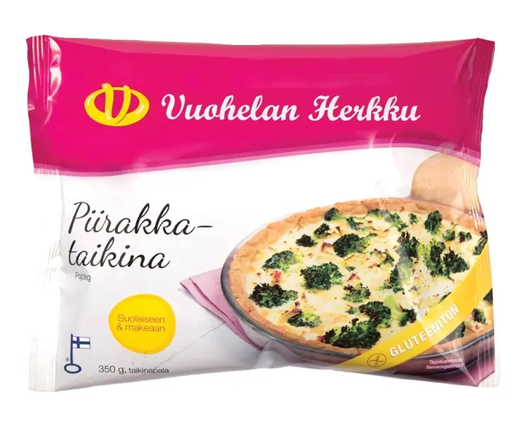 Vuohelan gluteeniton Piirakkataikina 350g pakaste