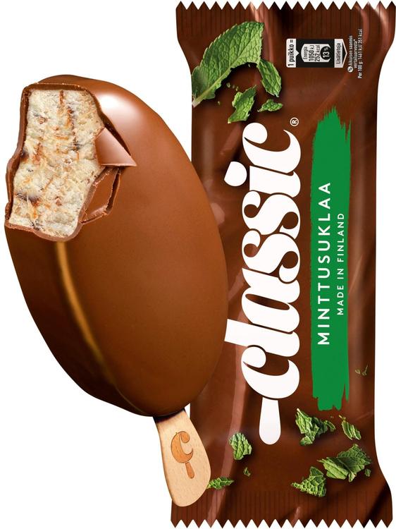 Classic kermajäätelöpuikko Minttusuklaa 72g/1.0dl