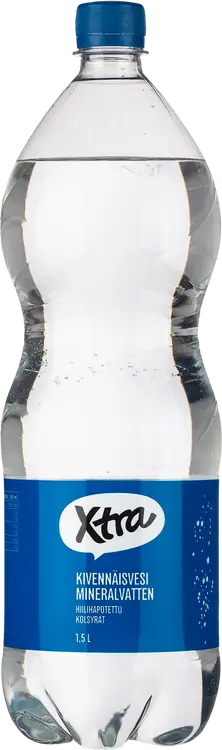 Xtra hiilihapotettu kivennäisvesi 1,5l