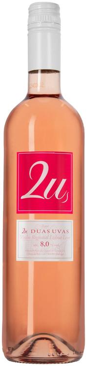 2U Duas Uvas Vinho Regional Lisboa Leve roseviini 8,0 til-% 75cl plo