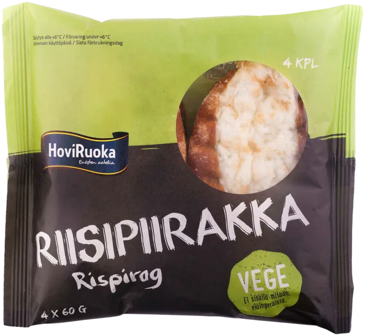 HoviRuoka 240g/4kpl Vege Riisipiirakka