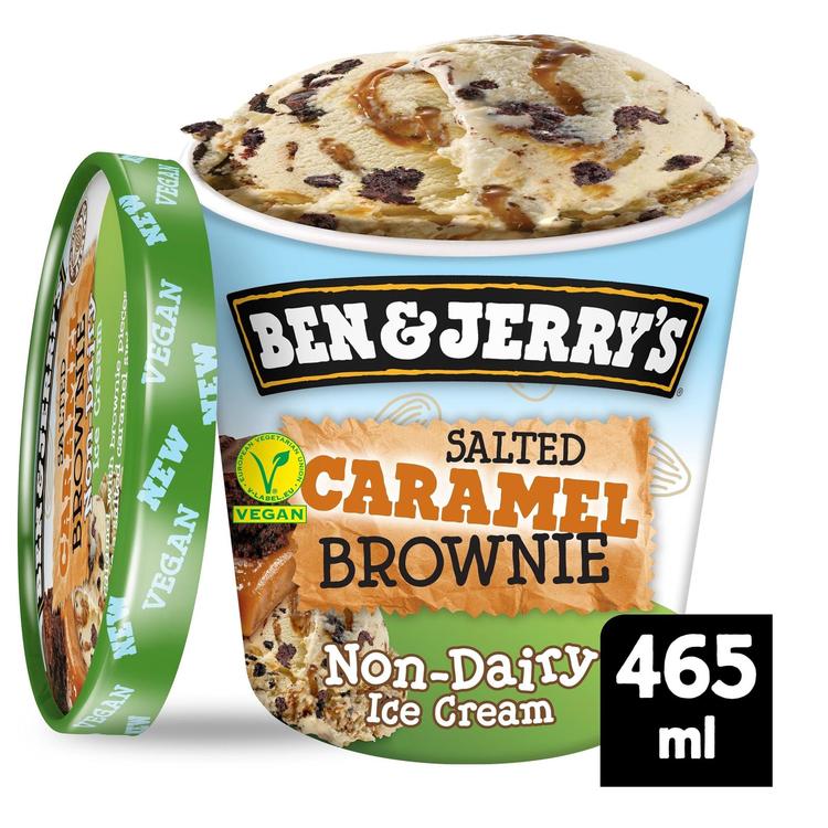 Ben & Jerry's Non-Dairy Salted Caramel Brownie pint-jäätelö 465ml/391g