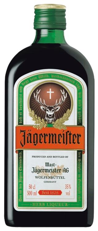 Jägermeister liköör 35%vol 500ml