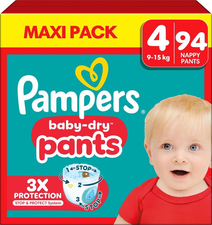 PAMPERS BD püksmähkmed S4 9-15kg 94tk