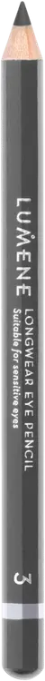 Lumene Longwear Eye Pencil 3 Pehmeä harmaa 1,14 g