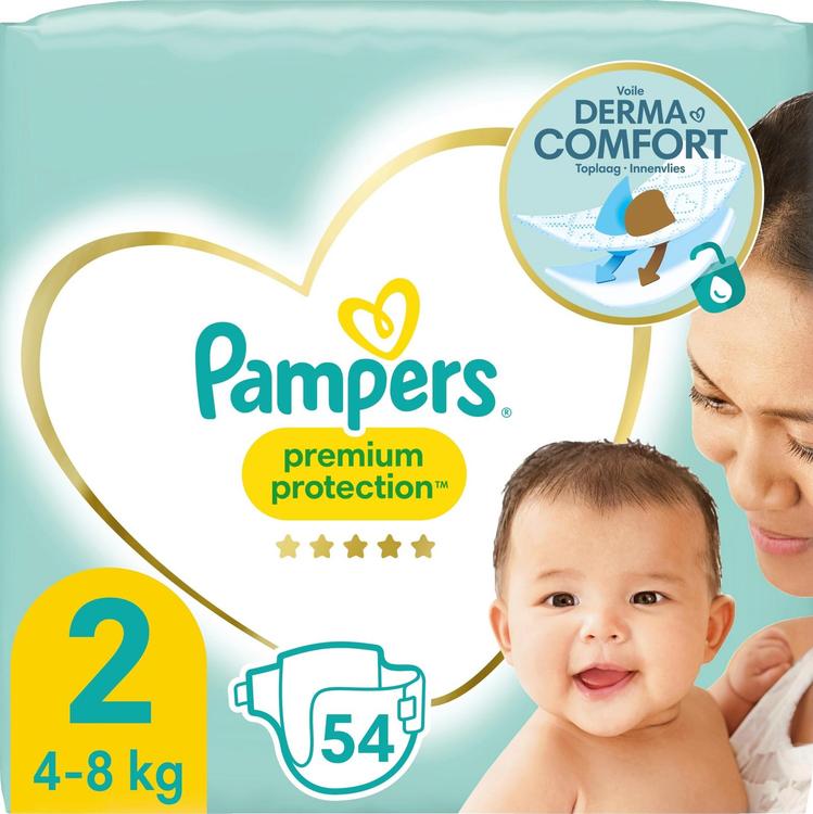 Pampers 54kpl Premium Protection New Baby S2 4-8kg vaippa