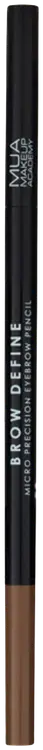 MUA Make Up Academy Brow Define Micro Precision Eyebrow Pencil 0,08 g Mid Brown kulmakynä