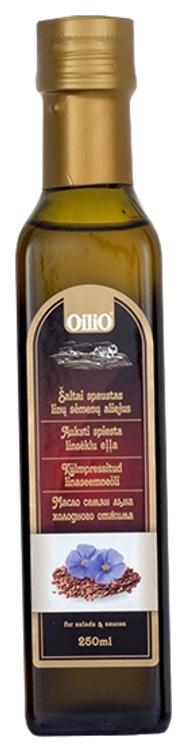 OiliO Külmpressitud  Linaseemneõli 250 ml