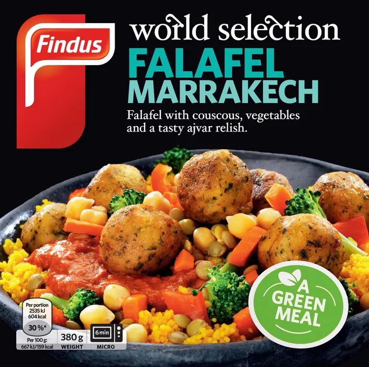 Findus World Selection Falafel Marrakech 380g, pakaste