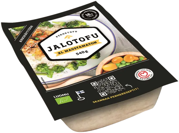 Jalotofu maustamaton tofu 540g luomu