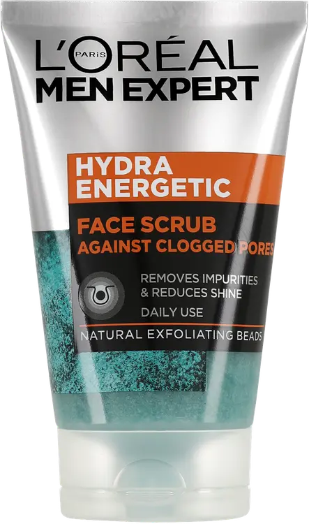L'Oréal Paris Men Expert Hydra Energetic puhdistava kasvojenkuorintageeli 100ml