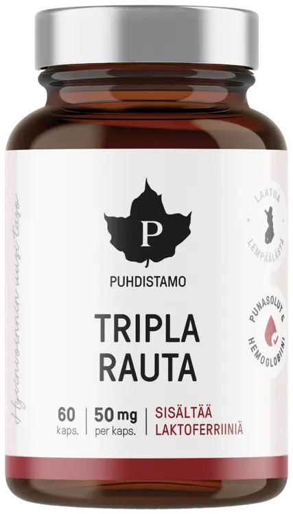 Puhdistamo Tripla Rauta 60 kaps.