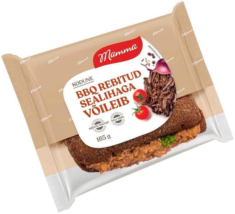 BBQ rebitud sealihaga võileib 165 g