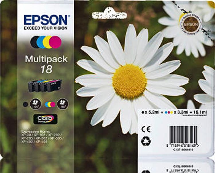 Epson moniväripakkaus mustepatruuna T1806