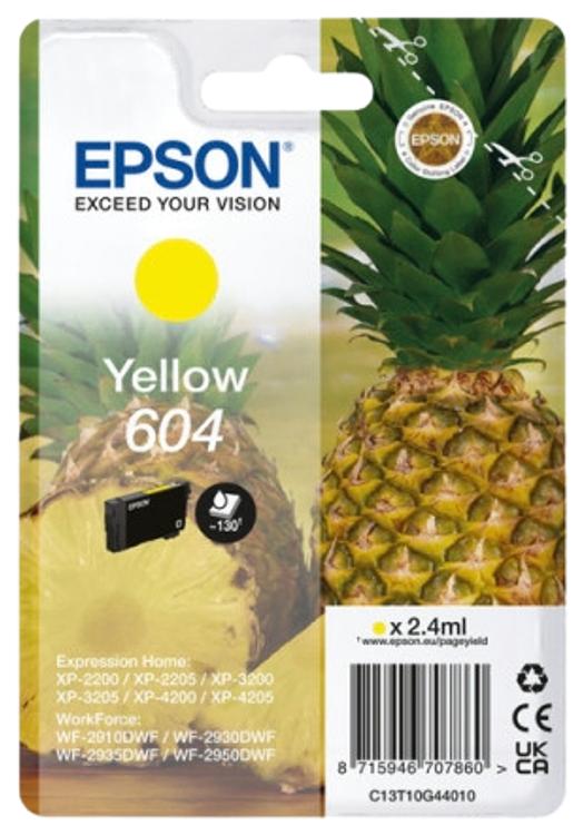 Epson mustepatruuna 604 keltainen
