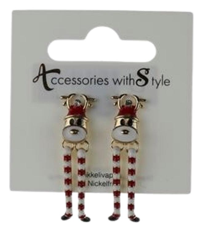 Acessories with style Korvakoru poro roikkuva kullanvärinen 3,5cm