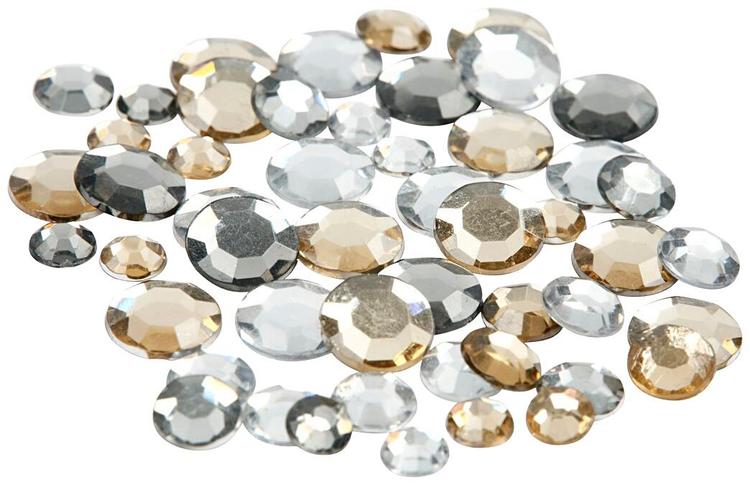 Nellen Akryylitimantit 6+9+12mm 360kpl hopea