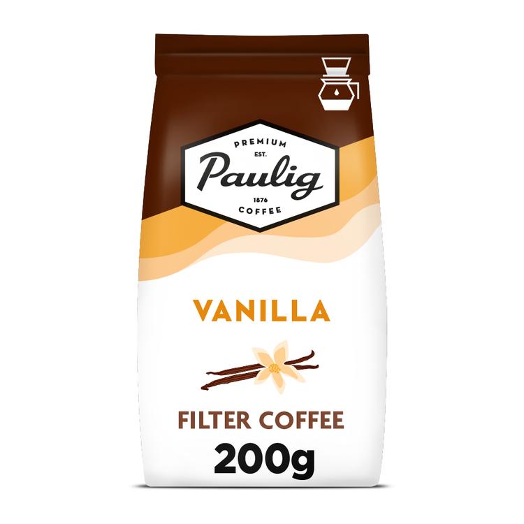 Paulig Vanilla Coffee Vaniljan makuinen maustettu kahvi suodatinjauhatus 6x200g