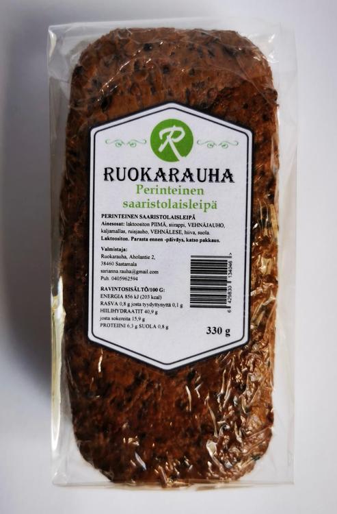 Ruokarauha perinteinen saaristolaisleipä 330 g