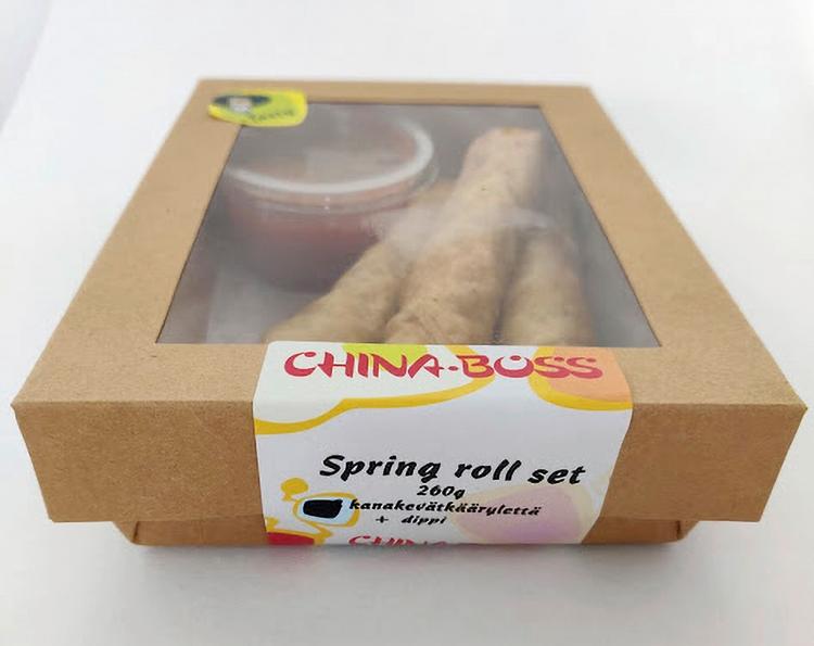 Chinaboss, Ready-To-Eat- 250g, Spring Roll set, valmisruoka