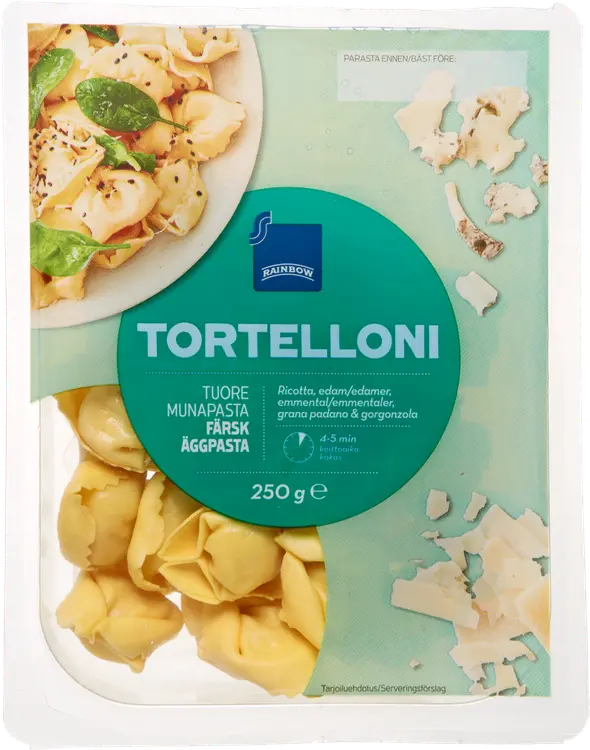 Rainbow Tortelloni tuorepasta 250g juusto