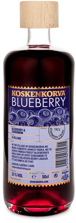 Koskenkorva Blueberry liköör 21%vol 500ml