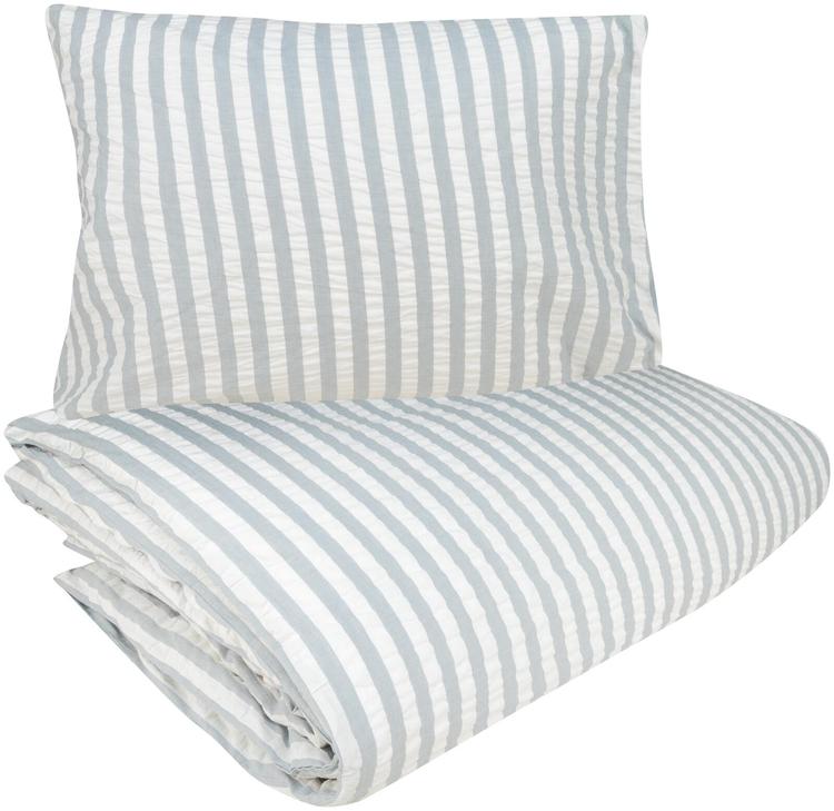 Voodipesukomplekt satiin 150x210/50x60 Stripe