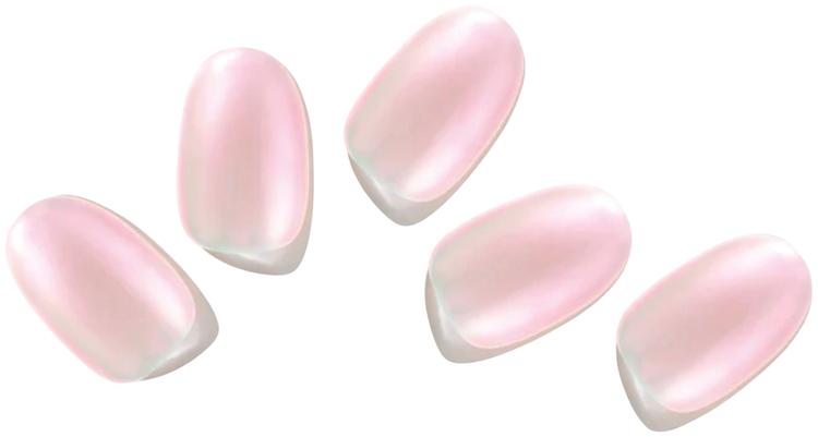 Küüntekleebised geel Eudgeu Mirror Milk Pink