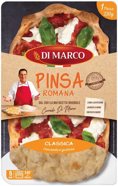 Di Marco Pinsa Romana esipaistettu pizzapohja 230 g