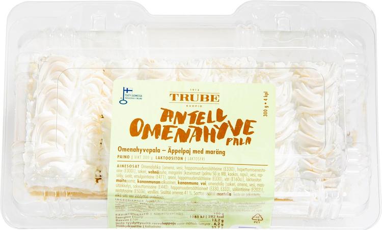 Trube Antell Omenahyvepala 4 kpl/300g omenakakkupala marengilla ja vaniljatäytteellä