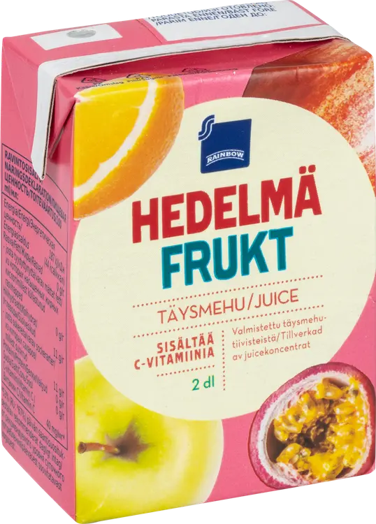 Rainbow hedelmätäysmehu 2dl