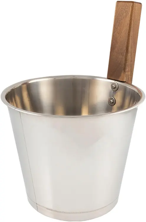 House saunakiulu teräs mäntykahvalla 4,5 l