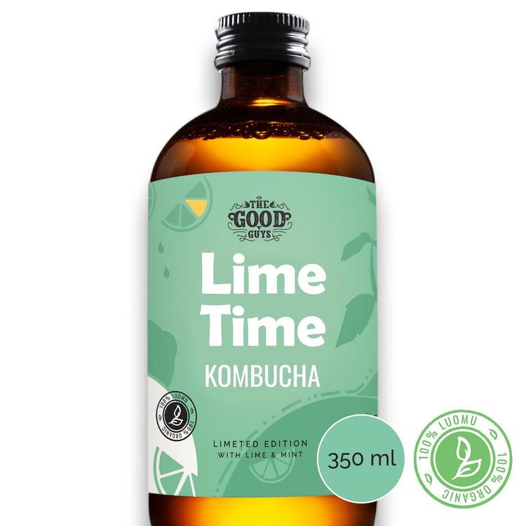 The Good Guys Lime Time Kombucha 350 ml Limeted Edition
