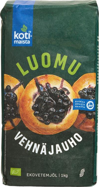 Kotimaista luomuvehnäjauho 1 kg