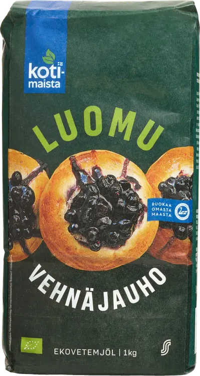 Kotimaista luomuvehnäjauho 1 kg