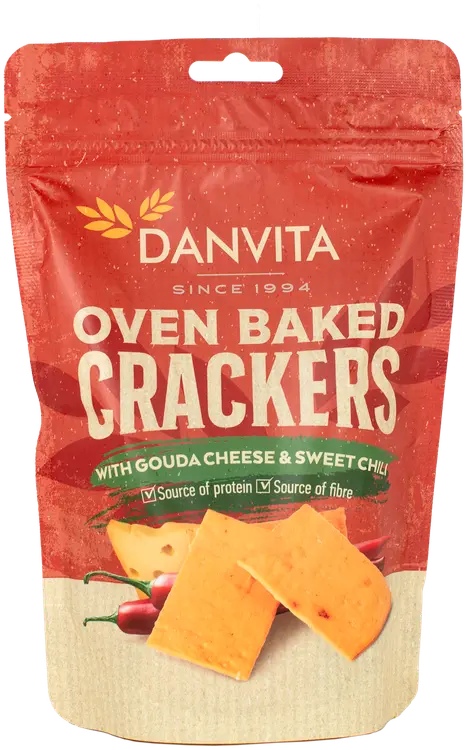 Danvita gouda-makea chili cracker 100g