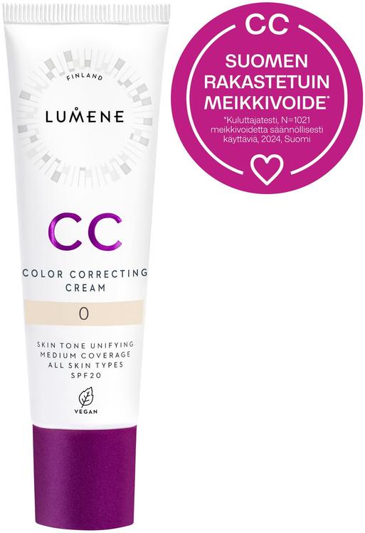 Lumene CC jumestuskreem Color Correcting SPF20 0 30ml