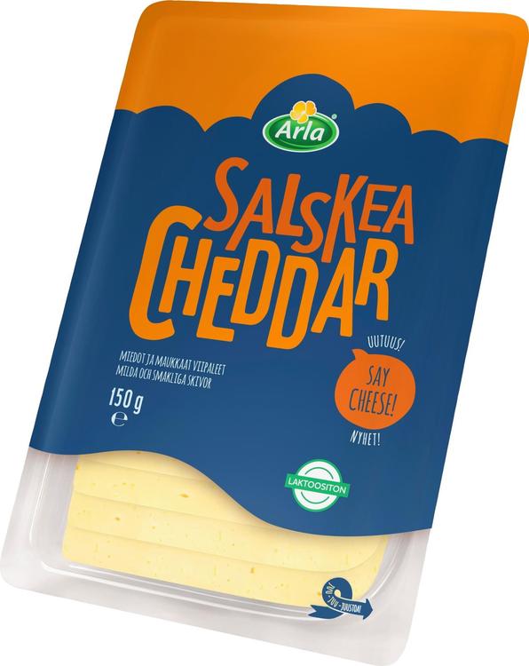 Arla Tolkuttomat Juustot Salskea Cheddar viipale 150 g