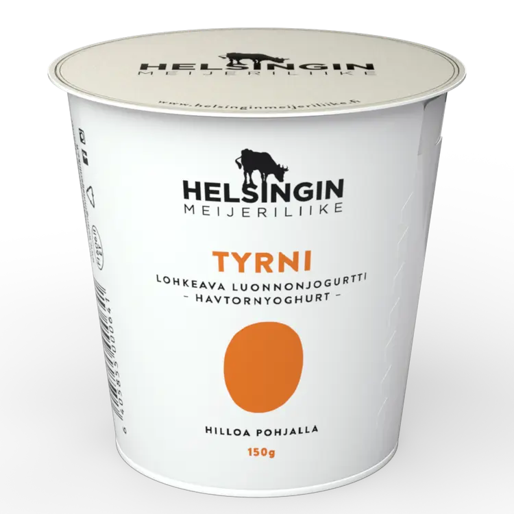 Lohkeava tyrni luonnonjogurtti 150g