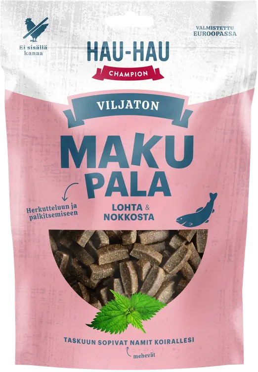 Hau-Hau Champion Viljaton Makupala lohi-nokkonen 200 g