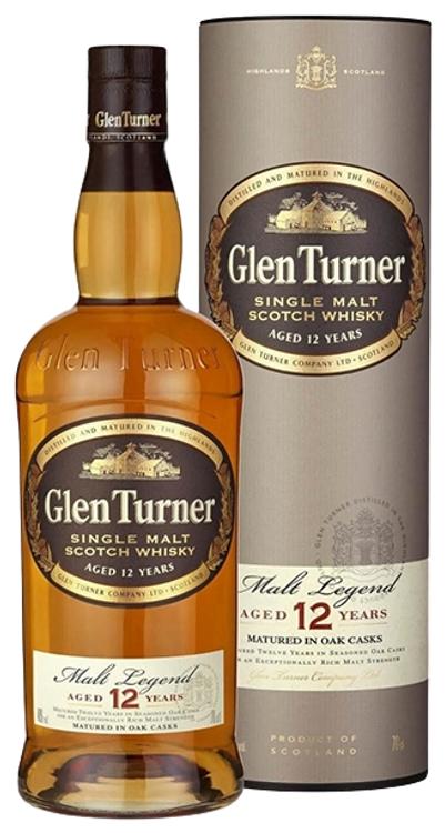 Glen Turner 12 YO Single Malt Whisky karbis 700ml